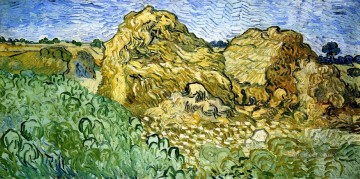  field - Field with Stacks of Wheat Vincent van Gogh